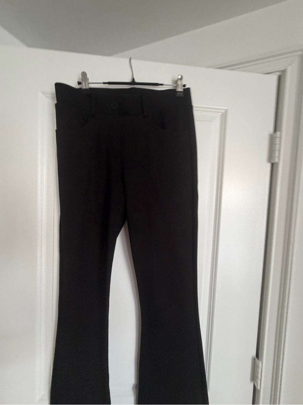 Betabrand Black Boot Cut Pants